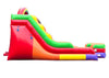 Image of 15' Tall Rainbow Wet/Dry Inflatable Slide with Blower