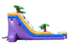 Image of 18' Tropical Purple Marble Inflatable Water Slide with Blower