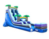 Image of OPEN BOX 18' Tropical Marble Inflatable Water Slide with Blower
