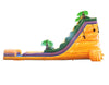Image of 22' Tropical Yellow Marble Inflatable Water Slide with Blower