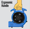 Image of B-Air VP-15 ⅛ HP Compact Residential Air Mover & Blower Fan: Blue
