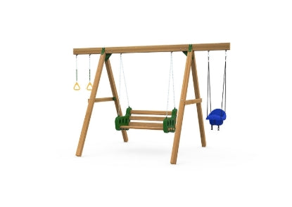 Horizon Gold Quick Assemble Wooden Swing Set