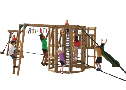 Ninja Power Tower Silver Playset Quick Assemble