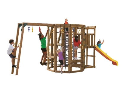 Ninja Power Tower Bronze Playset Quick Assemble