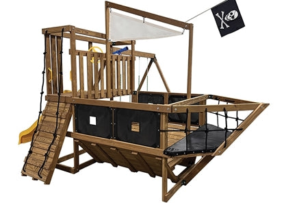 Pirate Ship Swing Set