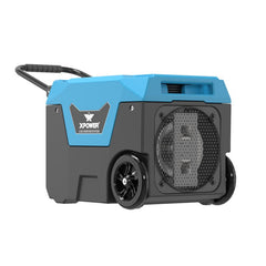 XPOWER XD-130Li Low Grain Refrigerant (LGR) Dehumidifier with Automatic Purge Pump, Drainage Hose, Handle and Wheels for Water Damage Restoration, Bluetooth enabled XPOWER Connect App