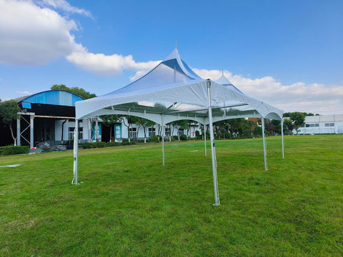 15' x 30' Premium High Peak Frame Canopy Tent - Clear