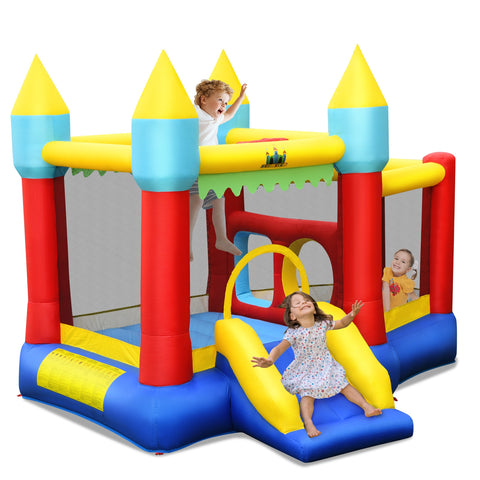 Inflatable Bounce Slide Jumping Castle by Costway