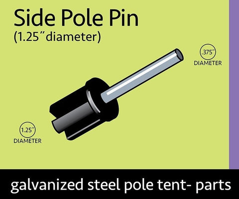 Replacement Tip for Standard Side Poles (1.25" diameter)