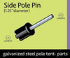 Image of Replacement Tip for Standard Side Poles (1.25" diameter)