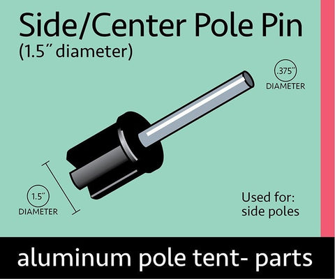 1.5" Diameter Premium Side or Center Pole Replacement Tip