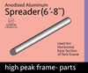 Image of 6' 8" Spreader Pipe for High Peak Frame Tent, Single Tube