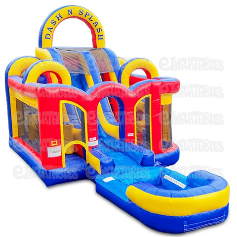 17'H Dash N Splash Wet / Dry Course with Landing by eInflatables
