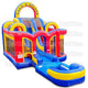 17'H Dash N Splash Wet / Dry Course with Landing by eInflatables
