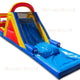 17'H Inflatable Obstacle Course With Pool by Bouncer Depot