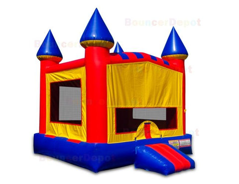 15'H Rainbow Module Castle Bounce House by Bouncer Depot