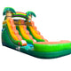 12'H Crossover Tropical Bounce House Slide with Blower, Backyard Party Package