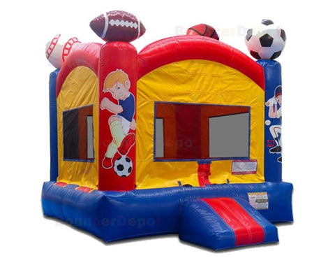 14'H Sport Arena Combo Moonwalks Sales by Bouncer Depot