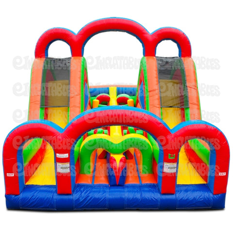 16'H Inflatable Obstacle Course 1 Piece Mini Turbo Rush Castle by eInflatables