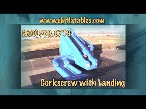 22'H Corkscrew with Landing by eInflatables