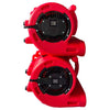 Image of Zoom Blowers 1/3 HP 2 Speed Floor Dryer with GFCI Outlets - 2000 CFM