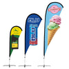 Image of Custom 3D Laser Cut Teardrop Banner Flag