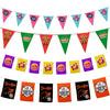 Image of Custom Double-Sided Print String Pennant Flags