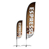 Image of Espresso Feather Flag