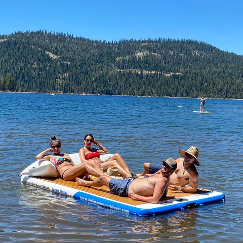 Yacht Dock 10 x 6 ft Inflatable Boat Dock Swim Platform