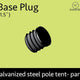 1.5" dia. Standard Center Pole Base Plug Cap