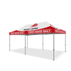 Image of Custom Canopy Tent with Feather Flags & Table Cover