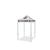 Image of Custom Canopy Tent with Back Wall, Feather Flags & Table Cover