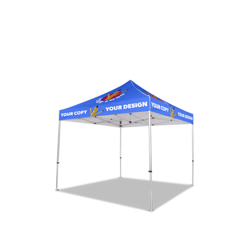 10x10 Custom Canopy Tent w/ Back & Side Walls