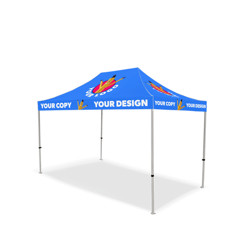 10x10 Custom Canopy Tent w/ Back & Side Walls