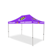Image of 10x10 Custom Canopy Tent w/ Back Wall & Table Cover
