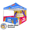 Image of 10x10 Custom Canopy Tent w/ Back & Side Walls