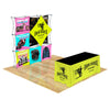 Image of Custom GeoMetrix Pop-Up Trade Show Booth Display - (3x3 - 7 Panel)
