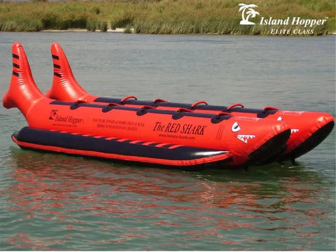 Red Shark 10 Passenger “Elite Class” Towable Banana Boat | Island Hopper