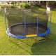 15' Trampoline 7 Legs/ 7 Poles with Universal Basketball Hoop By Jump King