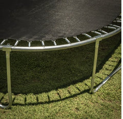 15' Trampoline 7 Legs/ 7 Poles with Universal Basketball Hoop By Jump King