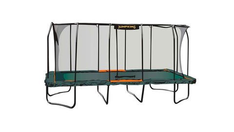 JumpKing Pro-Series 10'x16' Rectangle Trampoline - Outdoor/Indoor Recreational Trampoline with Enclosure Net - Professional Trampoline, Perfect Gift for Kids, Adults, Family for Fun & Fitness