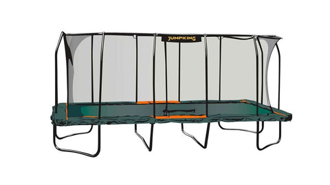 JumpKing Pro-Series 10'x18' Rectangle Trampoline - Outdoor/Indoor Recreational Trampoline with Enclosure Net - Professional Trampoline, Perfect Gift for Kids, Adults, Family for Fun & Fitness