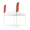 Image of Pop Up Tent Dual Feather Flag Add-On Package