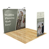 Image of Tension Fabric Trade Show Display with Portable Banner