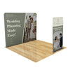 Image of Tension Fabric Trade Show Display with Portable Banner