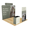Image of Tension Fabric Trade Show Display with Portable Banner