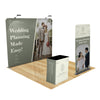 Image of Tension Fabric Trade Show Display with Portable Banner