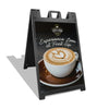 Image of Deluxe Custom Plastic A-Frame Sign 24in x 36in