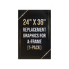 Image of A-Frame Sign - Replacement Graphics