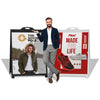 Image of Custom Billboard Plastic A-Frame Sign 36in x 48in